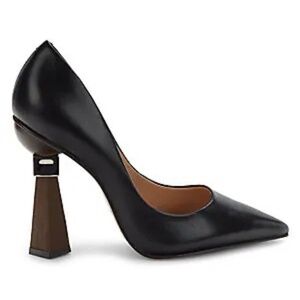 SAKS FIFTH AVENUE ​Triangle Heel Leather Pumps WORN ONCE